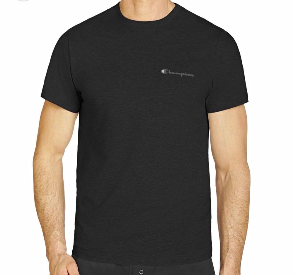 CHAMPION | BOYS Black logo tee Shirt Size M (10/12) BACK TO SCHOOL STEALS!